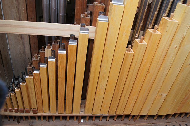 Orgeldetailfoto Ernst-Röver-Orgel Neinstedt