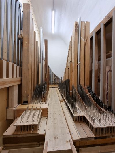Orgeldetailfoto Neubau Orgel Plauen