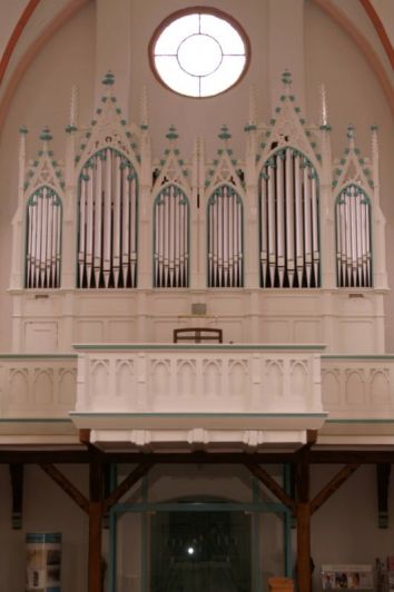 Orgeldetailfoto Wilhelm-Rühlmann-Orgel Magdeburg-Buckau
