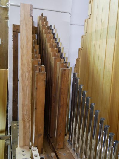 Orgeldetailfoto Ernst-Röver-Orgel Neinstedt