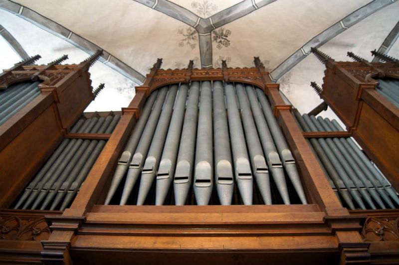 Orgeldetailfoto Richard-Kreutzbach-Orgel Schlettau