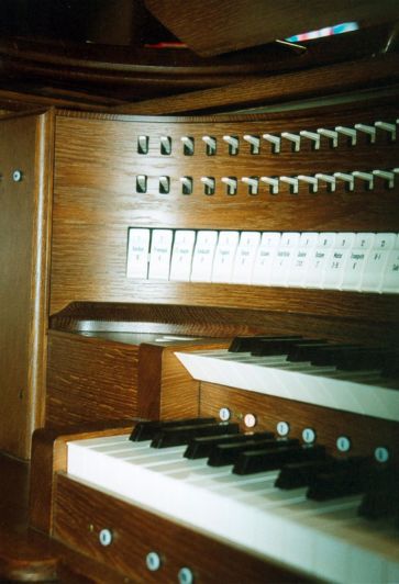 Orgeldetailfoto Eggert-Stahlhuth-Orgel Kirchen