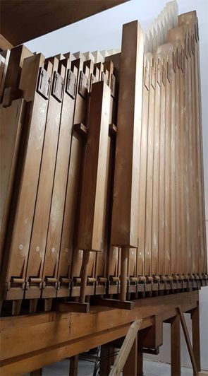 Orgeldetailfoto Jehmlich-Orgel Aue-Zelle