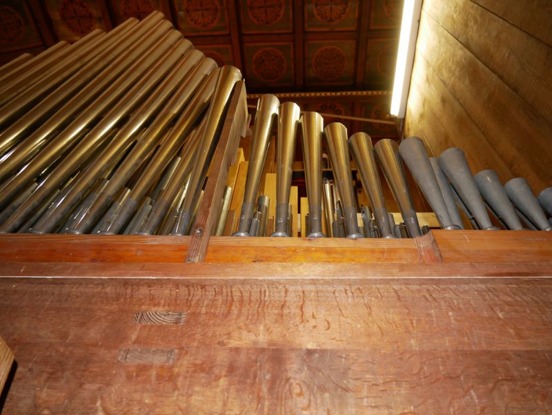 Orgeldetailfoto Ernst-Röver-Orgel Neinstedt