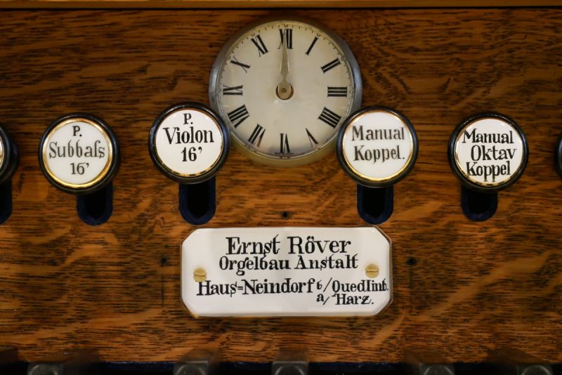 Orgeldetailfoto Ernst-Röver-Orgel Neinstedt