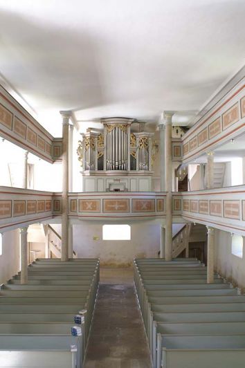 Orgeldetailfoto J.-E.-Gerhard-Orgel Schlöben