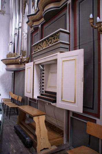 Orgeldetailfoto Orgelneubau Stolberg/Harz