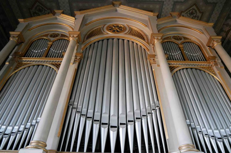 Orgeldetailfoto Carl-Eduard-Schubert-Orgel Wildenfels