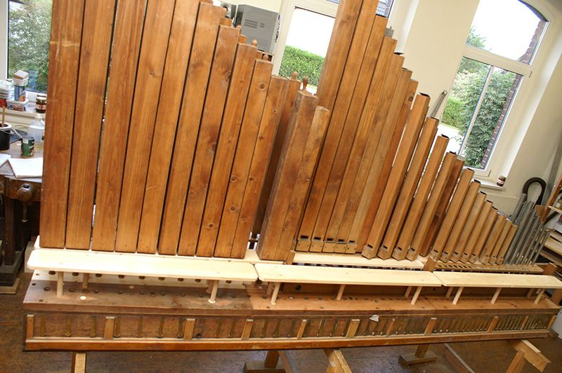 Orgeldetailfoto Ernst-Röver-Orgel Neinstedt