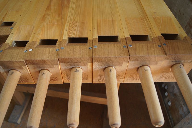 Orgeldetailfoto Ernst-Röver-Orgel Neinstedt