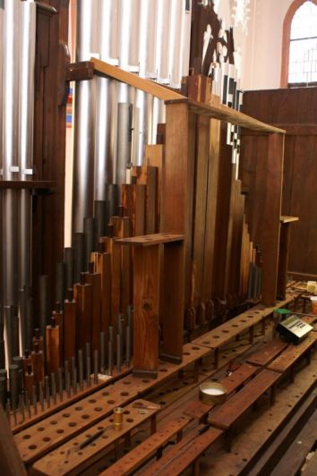 Orgeldetailfoto Wilhelm-Rühlmann-Orgel Magdeburg-Buckau