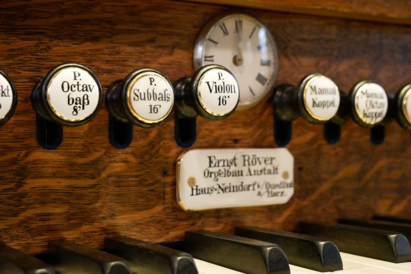 Orgeldetailfoto Ernst-Röver-Orgel Neinstedt