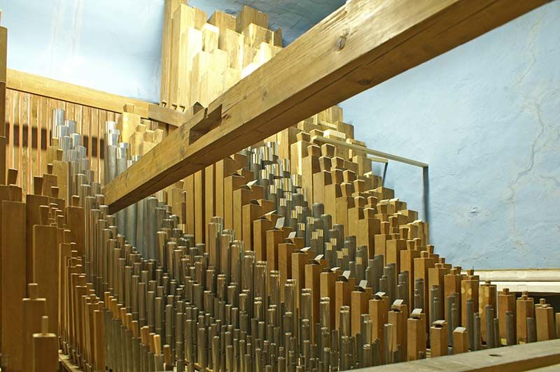 Orgeldetailfoto Johann-Friedrich-Schulze-Orgel Erfurt