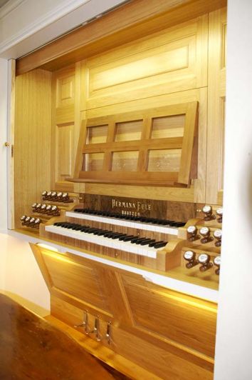 Orgeldetailfoto Hermann-Eule-Orgel Treuen