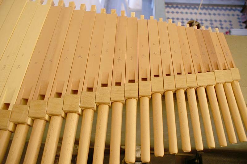 Orgeldetailfoto Johann-Friedrich-Schulze-Orgel Erfurt