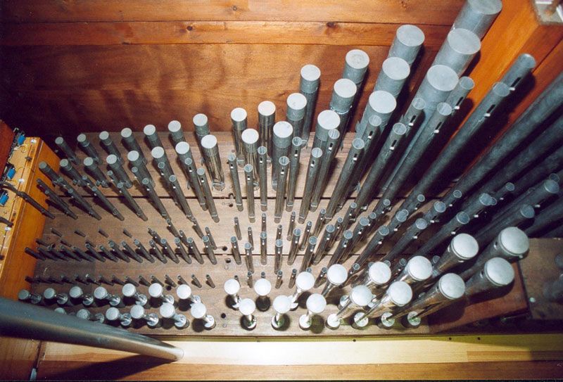 Orgeldetailfoto Eggert-Stahlhuth-Orgel Kirchen