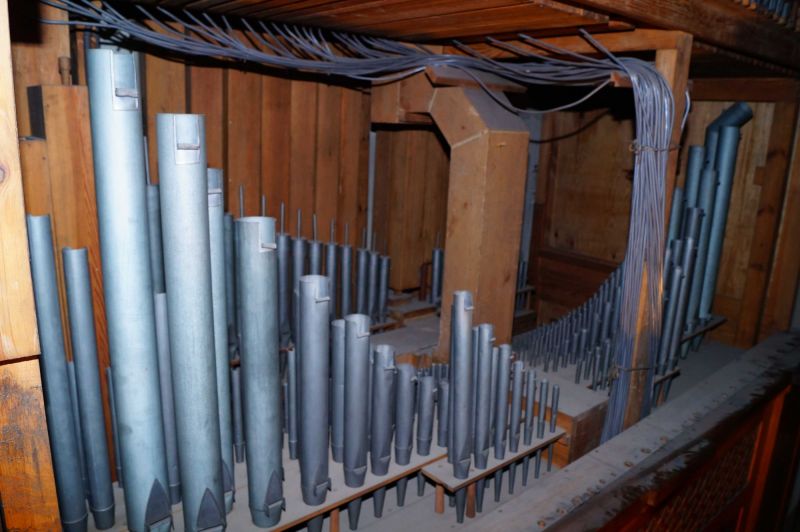 Orgeldetailfoto Sauer-Orgel Kahla