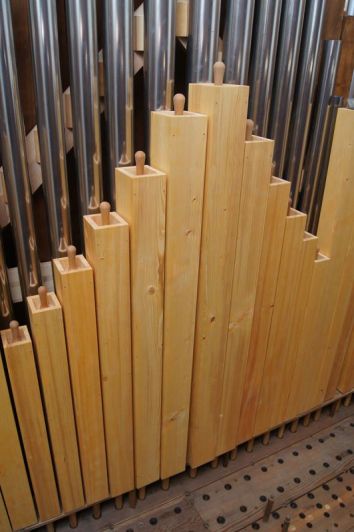 Orgeldetailfoto Ernst-Röver-Orgel Neinstedt