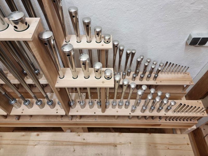 Orgeldetailfoto Neubau Orgel Plauen