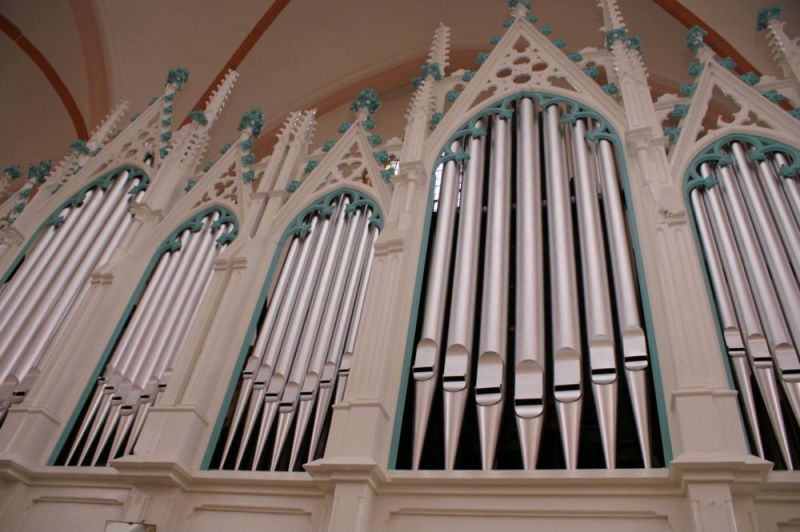 Orgeldetailfoto Wilhelm-Rühlmann-Orgel Magdeburg-Buckau