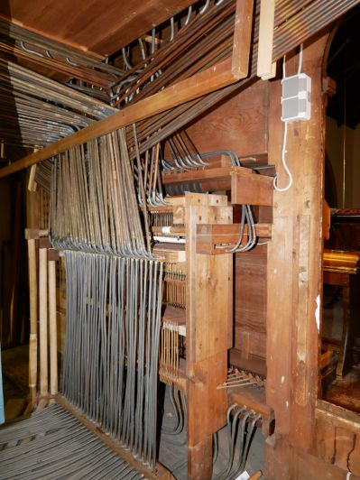Orgeldetailfoto Ernst-Röver-Orgel Neinstedt