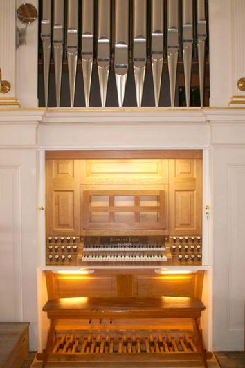 Orgeldetailfoto Hermann-Eule-Orgel Treuen