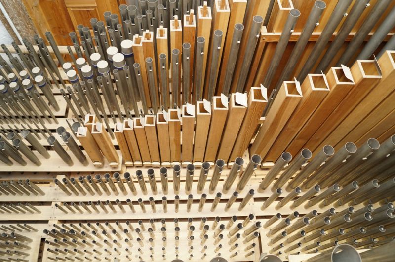 Orgeldetailfoto Hermann-Eule-Orgel Klingenthal-Brunndöbra