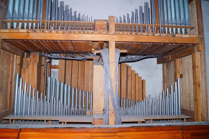 Orgeldetailfoto Sauer-Orgel Kahla