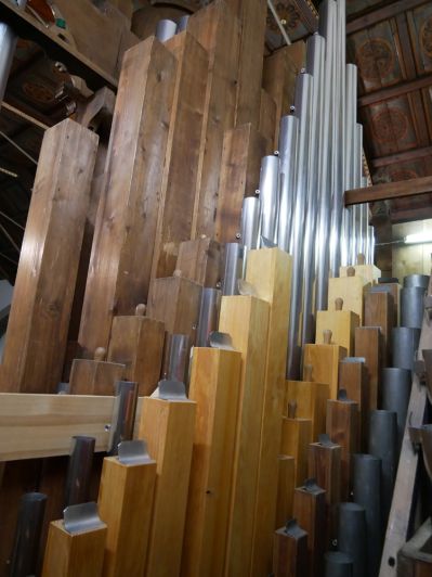 Orgeldetailfoto Ernst-Röver-Orgel Neinstedt