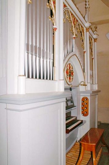Orgeldetailfoto Johann-Friedrich-Schulze-Orgel Erfurt