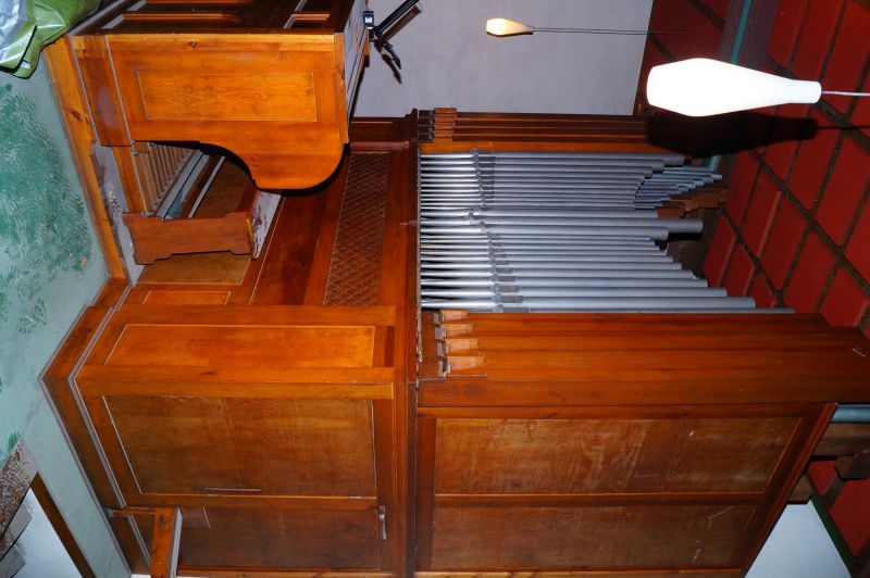 Orgeldetailfoto Sauer-Orgel Kahla