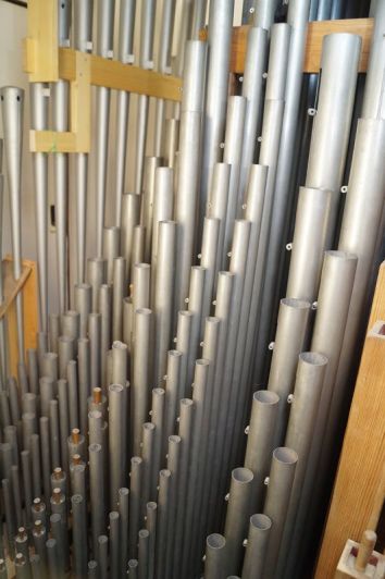 Orgeldetailfoto Schmeisser-Orgel Niederwürschnitz