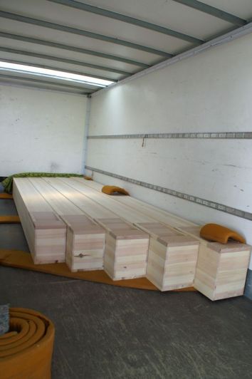 Orgeldetailfoto Holzpfeifenregister 32 Fuß