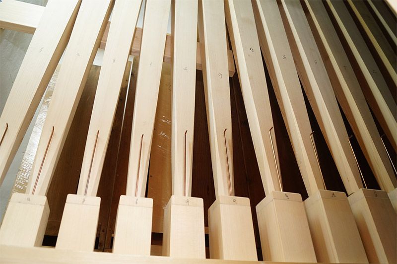 Orgeldetailfoto Johannes-Jacobus-Donati-Orgel Beierfeld