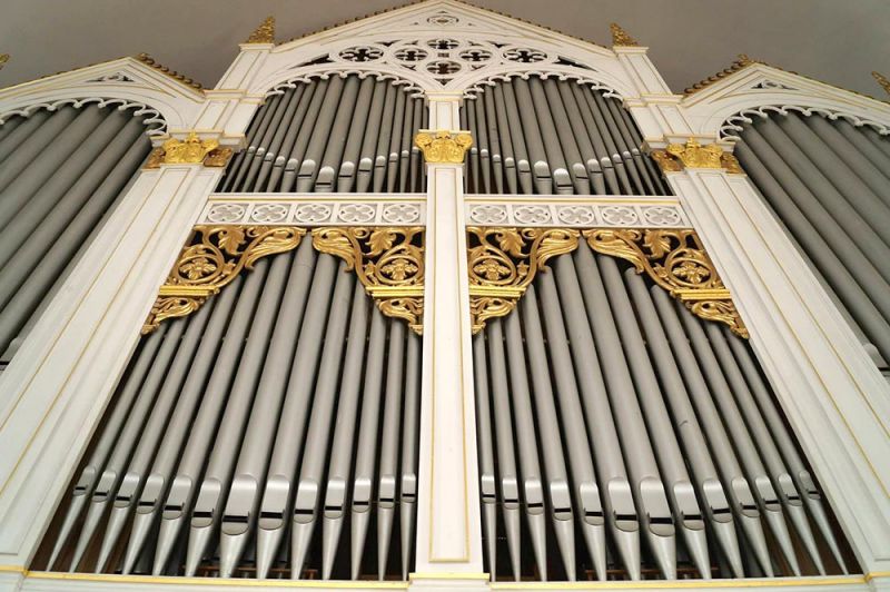 Orgeldetailfoto Gotthilf-Bärmig-Orgel Schöneck