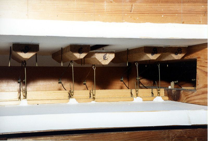 Orgeldetailfoto Adolph-Poppe-Orgel Kleineutersdorf