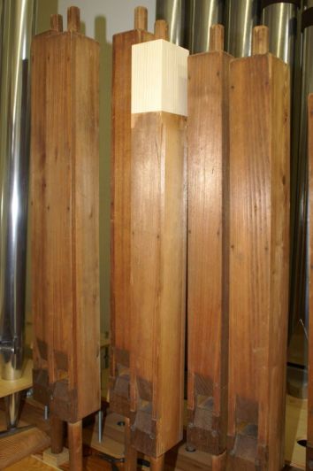 Orgeldetailfoto Ernst-Röver-Orgel Neinstedt