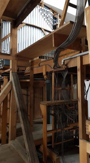 Orgeldetailfoto Jehmlich-Orgel Aue-Zelle