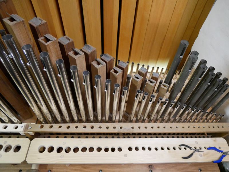 Orgeldetailfoto Ernst-Röver-Orgel Neinstedt