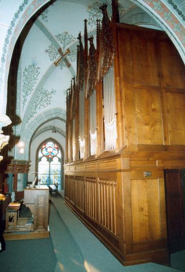 Orgeldetailfoto Eggert-Stahlhuth-Orgel Kirchen