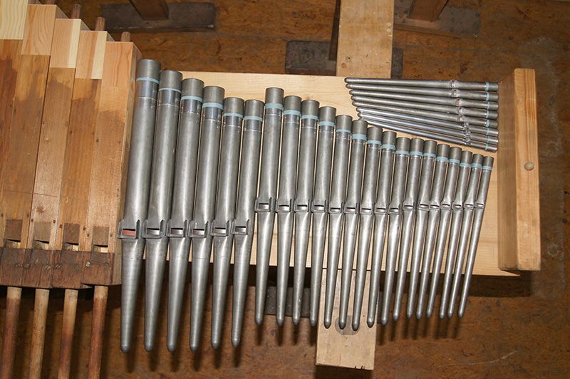 Orgeldetailfoto Ernst-Röver-Orgel Neinstedt