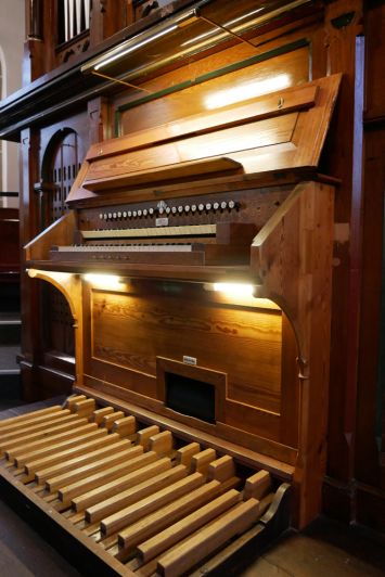 Orgeldetailfoto Ernst-Röver-Orgel Neinstedt