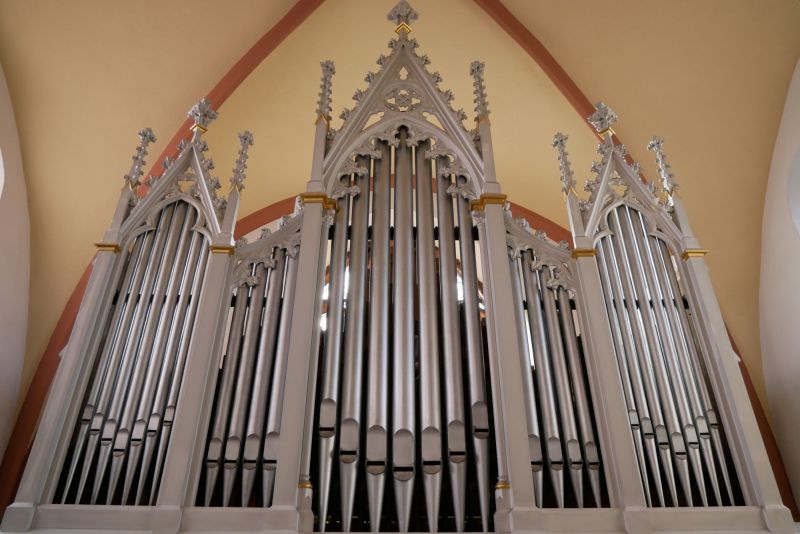 Orgeldetailfoto Eggert/Schuster – Orgel St. Kirche Maria Hilf Ottersleben