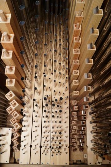Orgeldetailfoto Christoph-Gottlob-Donati-Orgel Lichtenwalde