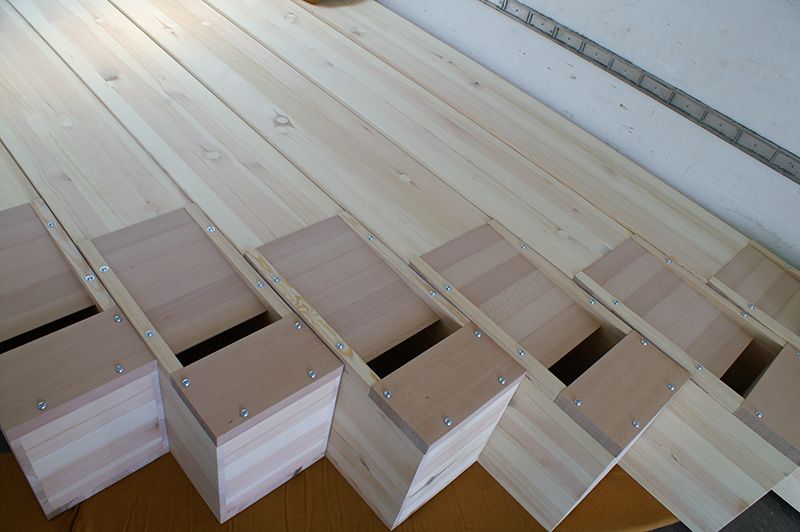 Orgeldetailfoto Holzpfeifenregister 32 Fuß