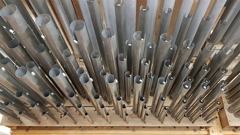 Orgeldetailfoto Jehmlich-Orgel Aue-Zelle