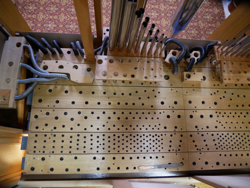 Orgeldetailfoto Schuster-Orgel Magdeburg, St. Sebastian