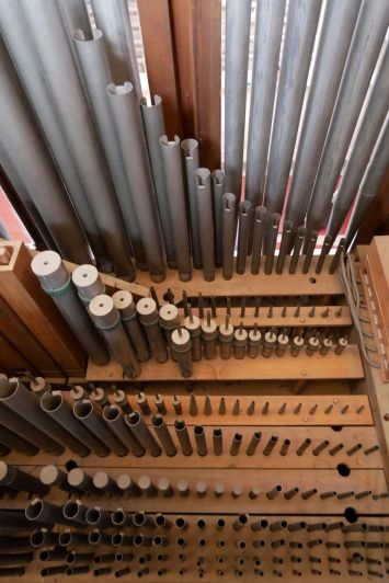 Orgeldetailfoto Eggert/Schuster – Orgel St. Kirche Maria Hilf Ottersleben