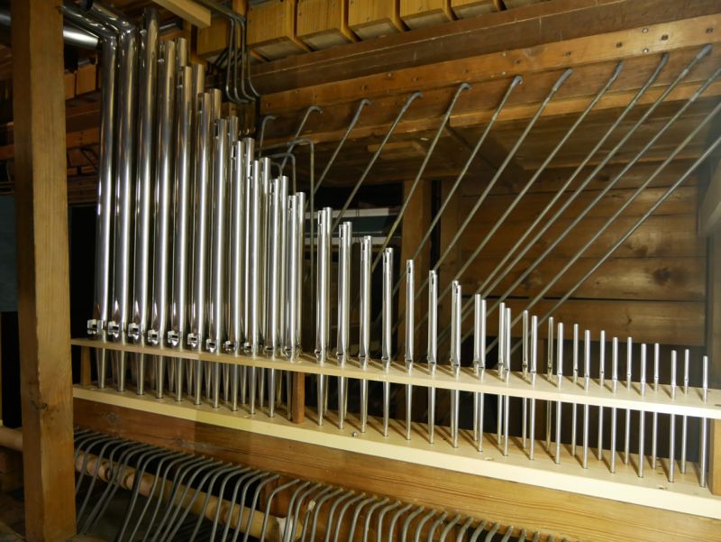 Orgeldetailfoto Ernst-Röver-Orgel Neinstedt