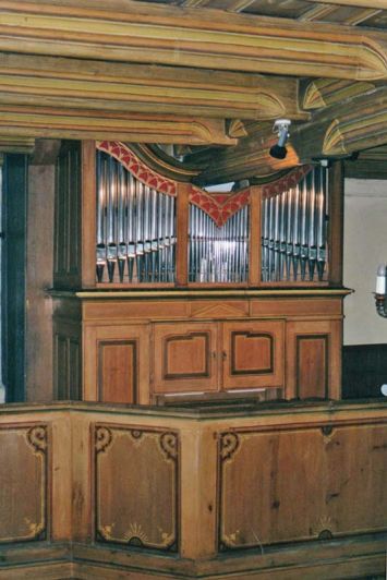 Orgeldetailfoto Gotthilf-Bärmig-Orgel Gottesgrün
